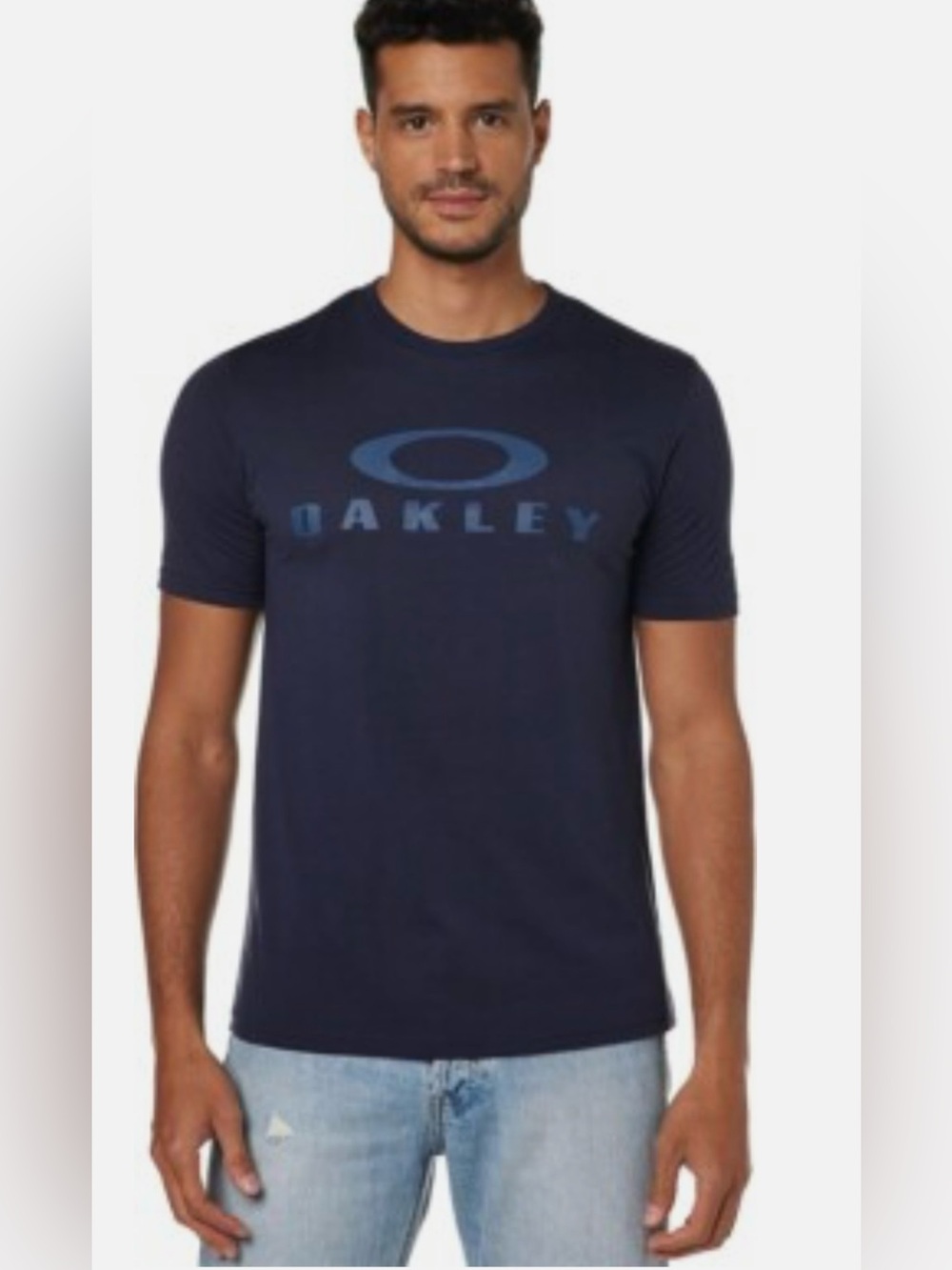 Oakley T-Shirt, Sz. XL, Navy Blue, Reg. Fit, Hydrolix, Screen Print Oakley Logo